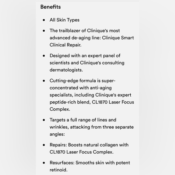 Clinique Smart Clinical Repair Anti-Aging Serum - Picture 8 of 11